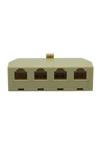 Telefon RJ11 Hat Dağıtıcı 1 Erkek / 4 Dişi