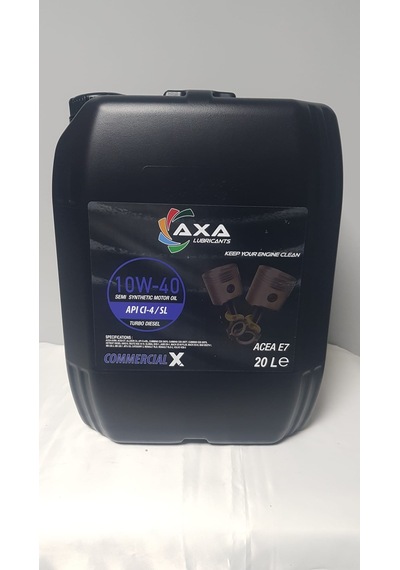 Axa Lubricants 10W- 40 Yarı Sentetik Motor Yağı 20 L