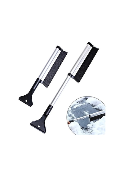Ally 65cm Oto Araç Buz Kazıyıcı Fırça Kar Temizleme Fırçası- 5775