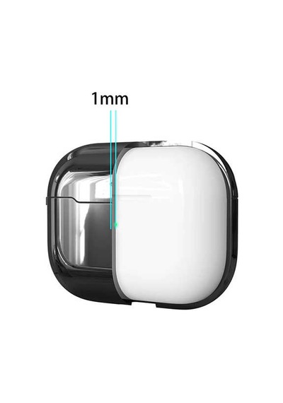 Apple AirPods Uyumlu Pro Kılıf Zore Airbag 06 Silikon Siyah