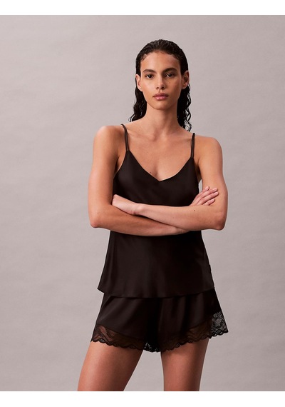 Calvin Klein Kadın Pijama Takımı Lv00qs7577ub1 Siyah