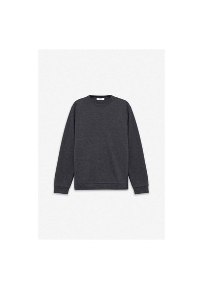 Süvari Antrasit Regular Düz Bisiklet Yaka Sweatshirt Ssw2013700003-s08