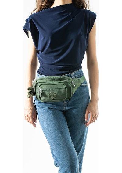 571 Collections Unisex Çok Cepli, Su Geçirmez, Çapraz Askılı Bel Çantası Freebag Yeşil Model: 571-7j