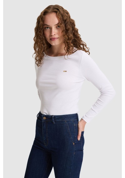 U.S. Polo Assn. Kadın Beyaz Tişört 50333801 Vr013