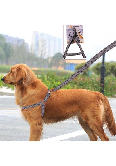 Ergonomik Yumuşak Dokulu Terletmez Köpek Göğüs Tasması Medium Diğer