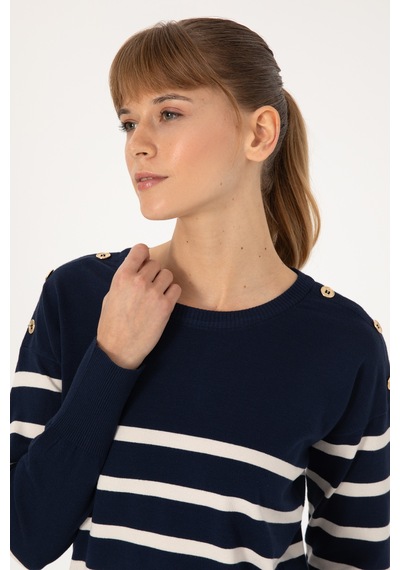 U.s. Polo Assn. Kadın Lacivert Kazak /triko 50317548-vr033 Lacıvert