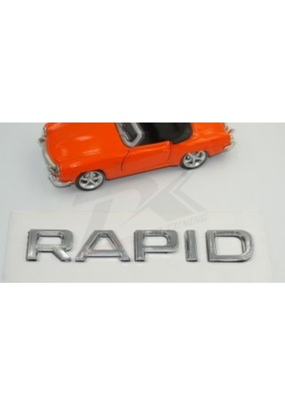 Skoda Rapid 13-16 Yeni Nesil Bagaj Krom Abs 3M 3D Yazı Logo Amble