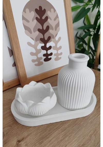 Bernami Mumluk Şamdanpinterest Dekoratif Vintage Vazo Set 3 Parça English Home Orta Sehpa Objeler Ev Dekorasyon El Sanatı Diğer