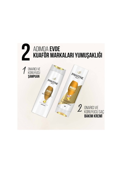 Onarıcı Bakım Şampuan 400 Ml X3 + Makyaj Pamuğu Tüm Saç Tipleri