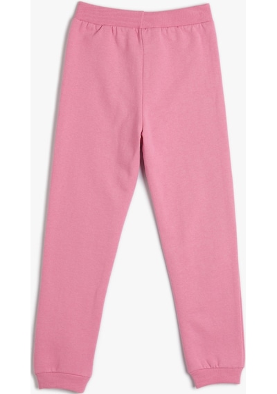 Koton Jogger Eşofman Altı Beli Bağlamalı Sim Baskı Detaylı Pembe 4skg40031ak 4SKG40031AK265 Gülkurusu Koton Jogger Eşofman Altı Beli Bağlamalı Sim Baskı Detaylı Pembe 4skg40031ak 4SKG40031AK265 Gülkurusu
