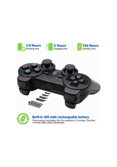 Ps3 Oyun Kolu Joystick Kablosuz Kol Wireless Playstation 3 Uyumlu
