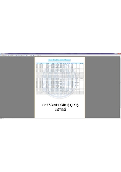 Yüz Tanıma Personel Takip Cihazı