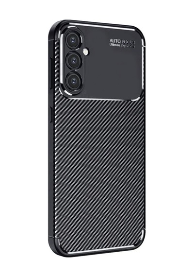 Samsung Galaxy A16 5g Kılıf Auto Focus Karbon Kapak - Siyah