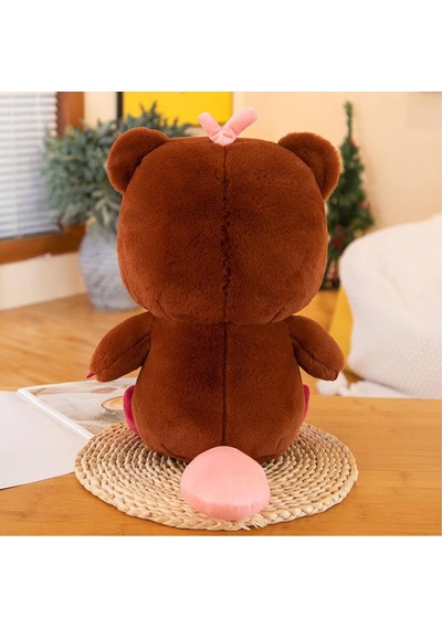 Kahverengi Köstebek Peluş Oyuncak, Yeni Nesil Yumoş 35cm Sevimli Köstebek Uyku Arkadaşı