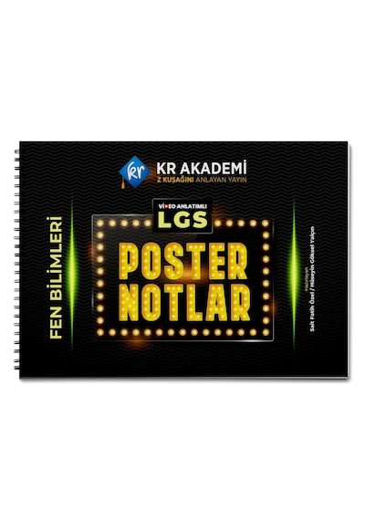 Lgs Fen Bilimleri Poster Notları Kr Akademi Yayınları