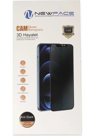 Mey İthalat Mi 15t 3d Antistatik Hayalet Cam Ekran Koruyucu - Siyah