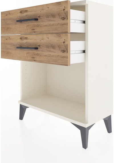 Arges Komodin 4 Çekmeceli 60x30x80 Aytaşı-çam Aytaşı