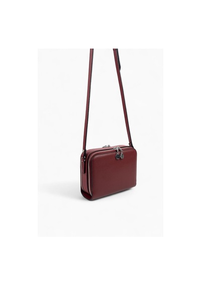 Silver Polo Sp888 Kadın Çapraz Çanta Düz Bordo-bordo
