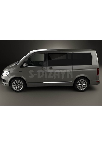 S-Dizayn  Volkswagen T6 Transporter Krom Cam Çıtası 2 Prç. 2015 Üzeri