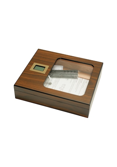 Premiumquality San Telmo Kahverengi Sedir Humidor Puro Kutusu - Tr9632