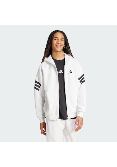 Adidas Future Icons 3 Stripes Fz Erkek Sweatshirt C-adıjw7106e50a00 Beyaz