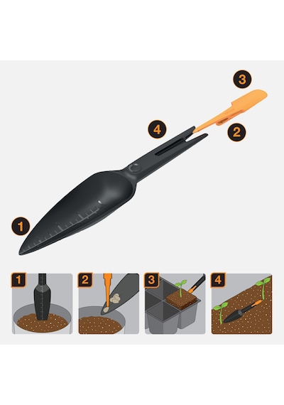 Fiskars Solid Tohum Dikme Küreği 6'li Avantaj Paketi Mıchu