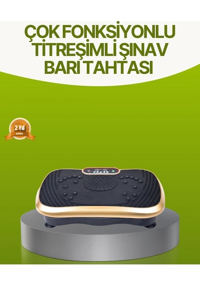 Titreşimli Egzersiz Platformu Evde Fitness Ve Kas Güçlendirme