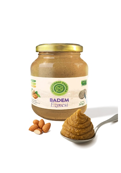 Glütensiz %100 Badem Ezmesi 300 G