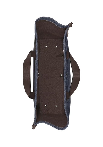 Montblanc 4810 Denim El Çantası 221588 Mavi