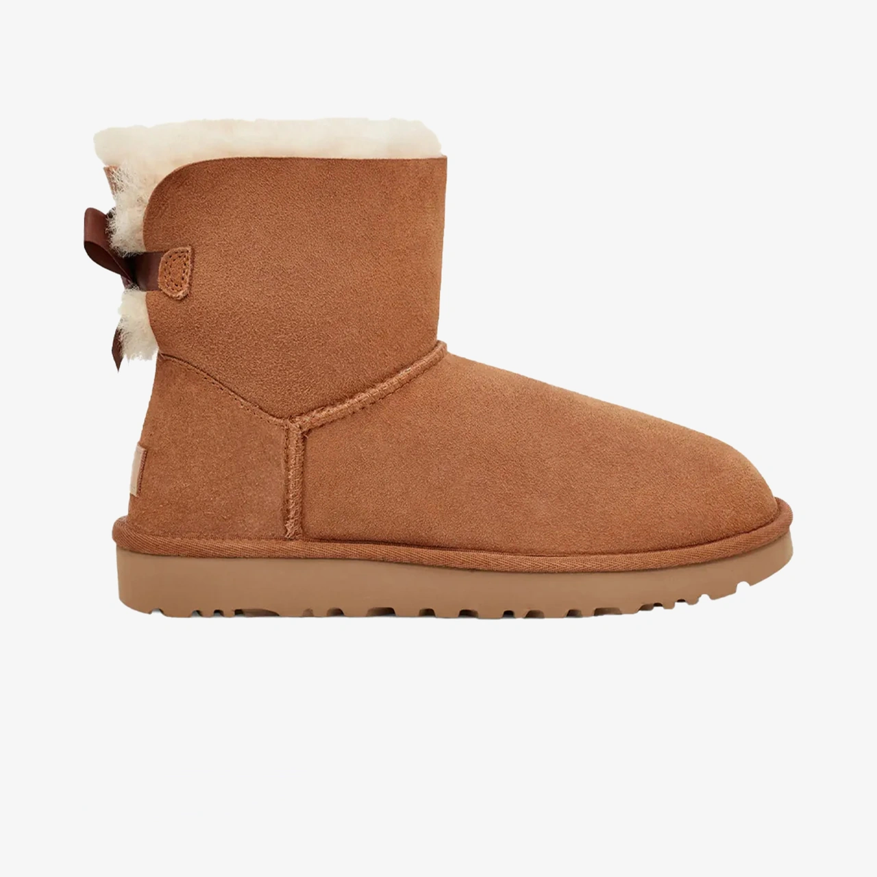Ugg Mini Bailey Bow Kadın Kahverengi Bot 1016501 Kahverengi