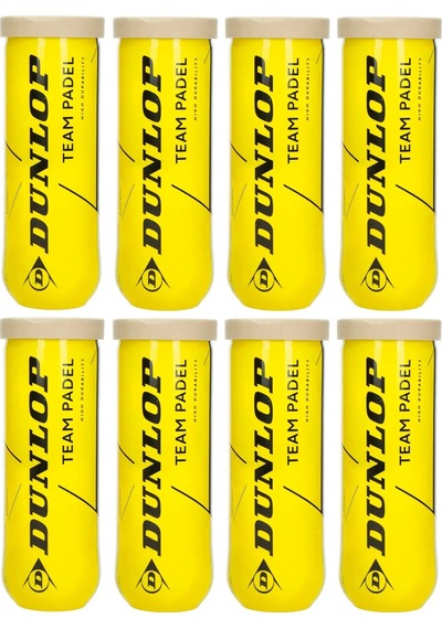 Dunlop Team Padel 3'lü 8 Kutu Padel Topu 601553 Çok Renkli