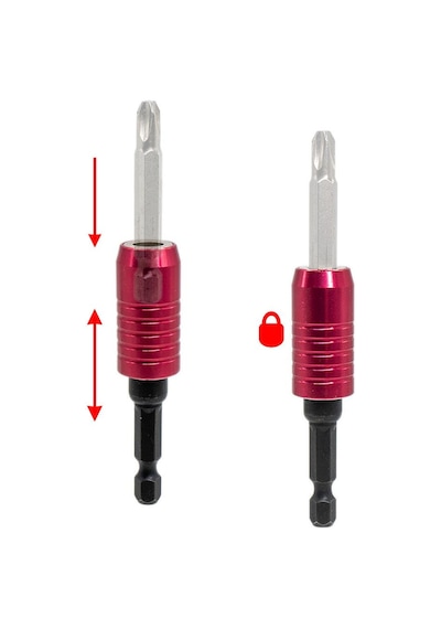 Pro-scr 16307 Hızlı Güçlü Manyetik Bits Tutucu 1/4" X 70 Mm 70 MM