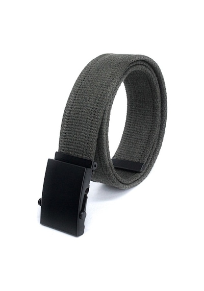 Livize Unisex Siyah Tokalı Kolon Kemeri 4Cm Yeşil Yeşil