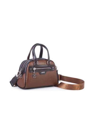 Nas Bag Kadın Mini El Ve Çapraz Çanta Taba Kahve Victoria