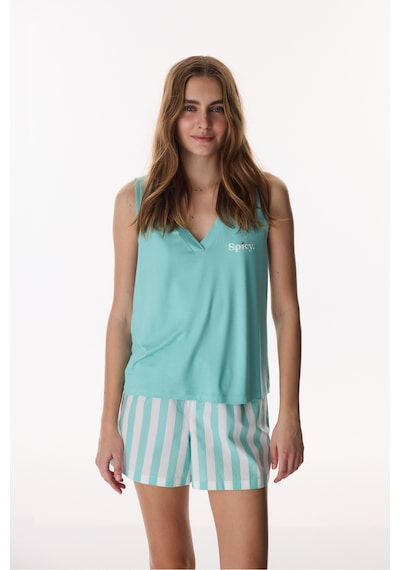 Penti Mint Yeşili Hailey Atlet Pijama Üstü
