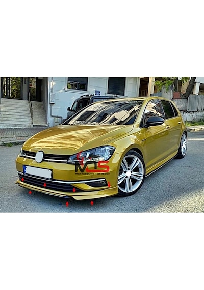 Vw Golf Mk7,5 Ön Tampon Eki Karlık Fiberglass Boyasız