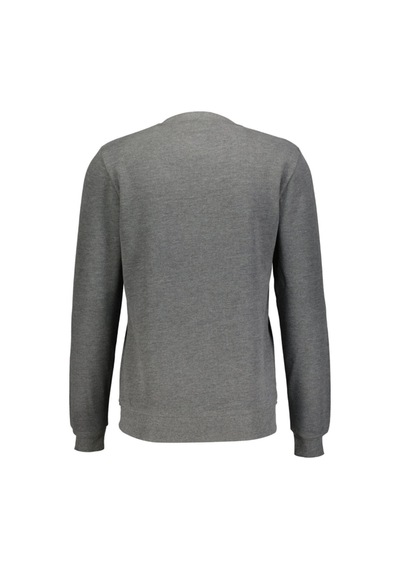 Cazador Slim Fit Pamuk Karışımlı Selanik Örgü Sweatshirt Antrasit