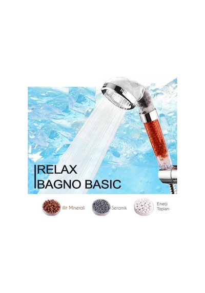 Relax Bagno Su Tasarruflu Arıtmalı Basic Duş Başlığı