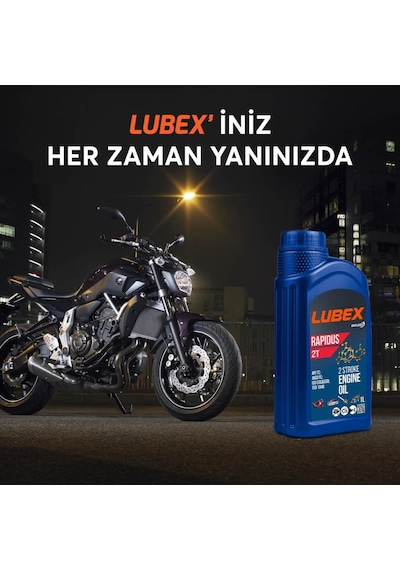 Lubex Rapidus 2t 1 L 2 Zamanlı Motosiklet Yağı