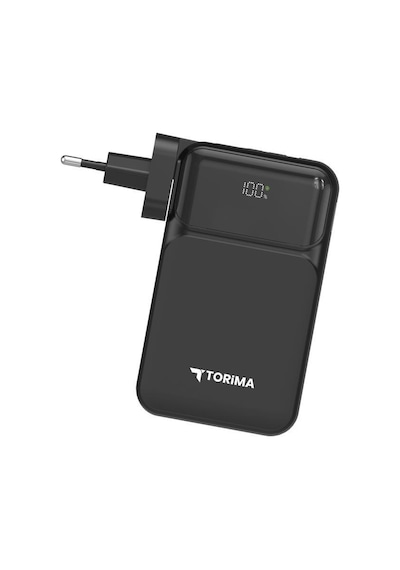 Torima TRM-1027 20000 mAh Hızlı Şarj Dijital Göstergeli Powerbank Siyah