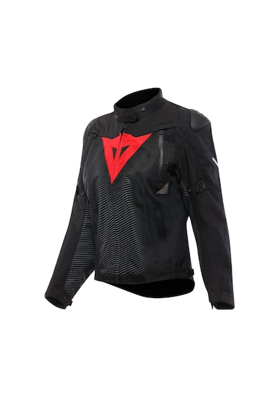 Dainese Daınese Cek/ Super Sprınt D-dry Jacket Wmn Black/black/red/lava