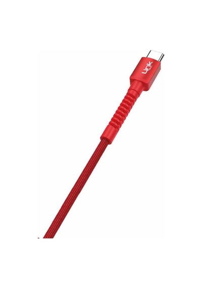 Linktech K552 Type-c Usb 3 A 1 MT Metal Başlı Data Şarj Kablosu
