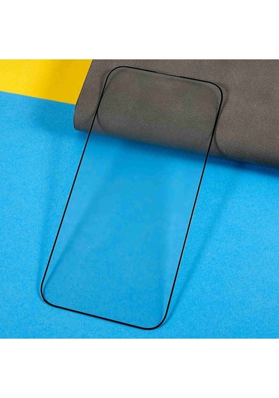 Pp Apple Uyumlu iPhone 17 Anti Static Toz Tutmayan Çerçeveli Temperli Ekran Koruyucu Cam