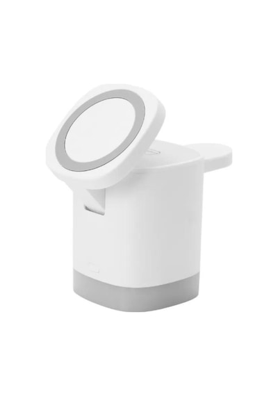 Lobo 15w 3in1 Kablosuz Şarj Standı Aircharger Quattro Magsafe Apple Uyumlu iPhone+applewatch+airpods