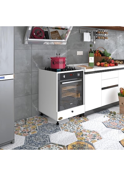 Kenzlife Ankastre Modülü Kabini Radon Byz Fırın Ocak Dolabı Kapak