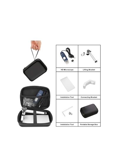 Jiusion Hd 2mp Usb Dijital Mikroskop 40-1000x Taşınabilir Büyütme Endoskop Kamera 8 Led'li Alüminyum Alaşım Sağlam Stant Otg Android Mac Windows 7 8 10 11 Linux Jiusion Hd 2mp Usb Dijital Mikroskop 40-1000x Taşınabilir Büyütme Endoskop Kamera 8 Led'li Alüminyum Alaşım Sağlam Stant Otg Android Mac Windows 7 8 10 11 Linux