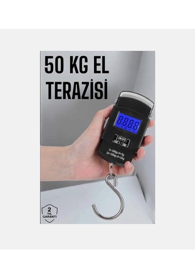 50kg Kapasiteli El Tartısı Dijital Lcd Ekranlı Kantar Terazi
