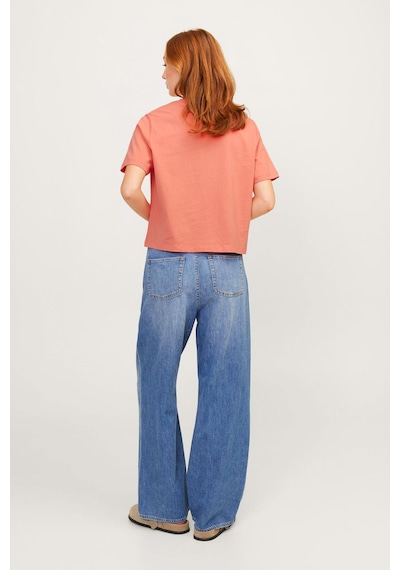 Jack & Jones Jjxx Jxsally Reg Oneck Ss Tee Yavruağzı Kadın Kısa Kol T-shirt 000000000101961820 Pembe