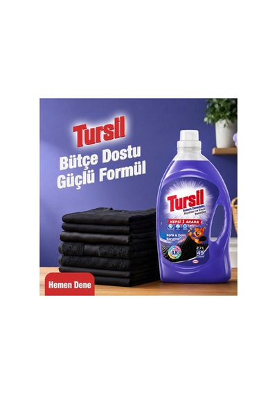 Çamaşır Bakım Deterjanı Siyahlar Ve Koyu Renkliler 2.7l