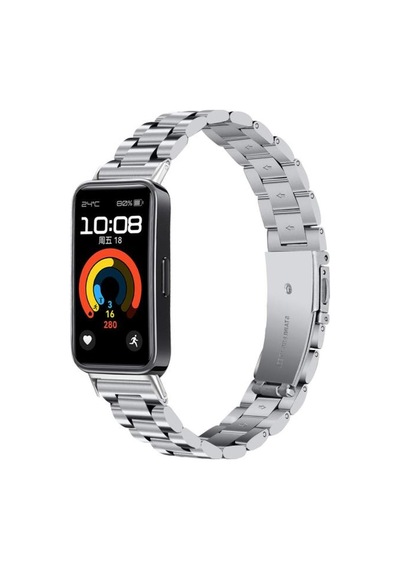 Huawei Band 11 / 11 Pro Kordon Klipsli Metal Kordon 04 +kısaltma Aparatı